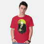 Dark Portrait-Mens-Basic-Tee-kharmazero