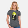 Dark Portrait-Womens-Fitted-Tee-kharmazero