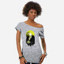 Dark Portrait-Womens-Off Shoulder-Tee-kharmazero