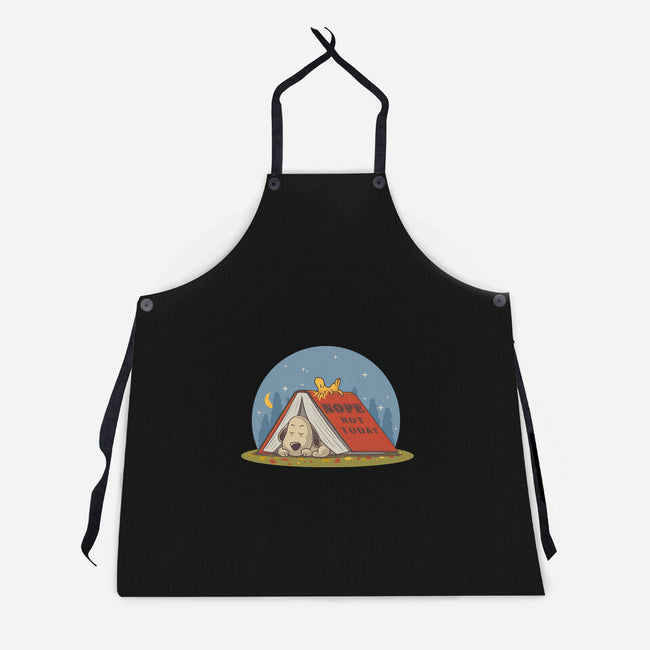 Booked For A Nap-Unisex-Kitchen-Apron-erion_designs