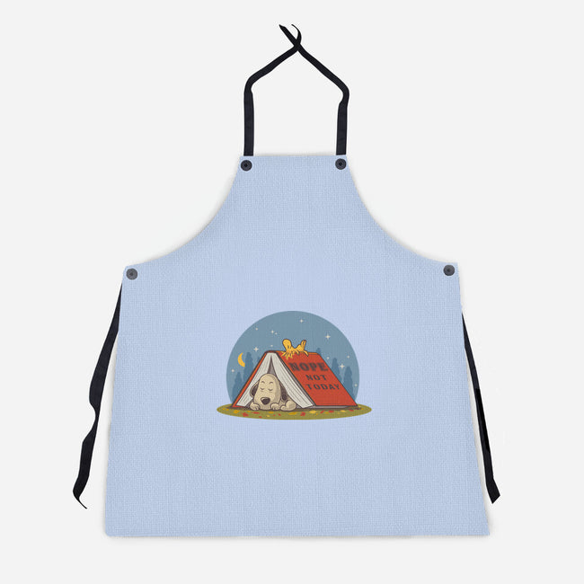 Booked For A Nap-Unisex-Kitchen-Apron-erion_designs