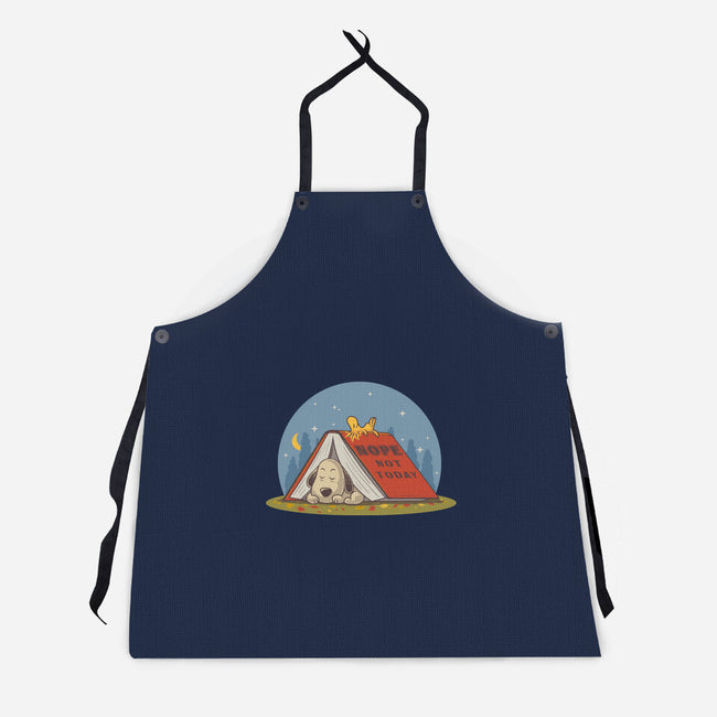 Booked For A Nap-Unisex-Kitchen-Apron-erion_designs