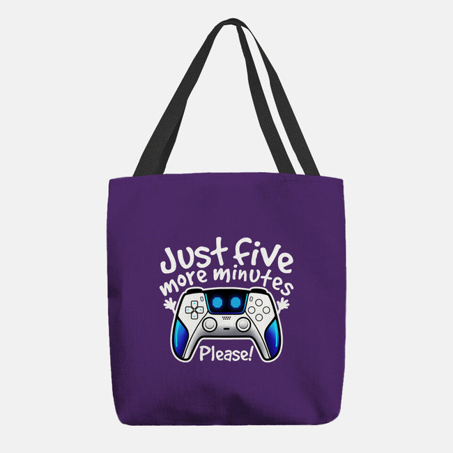 Just Five More Minutes Astro-None-Basic Tote-Bag-NemiMakeit