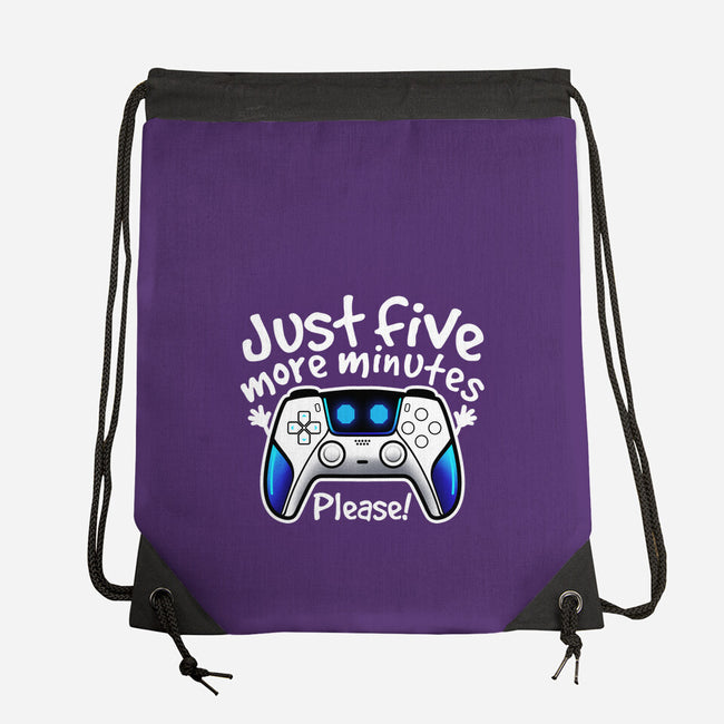 Just Five More Minutes Astro-None-Drawstring-Bag-NemiMakeit