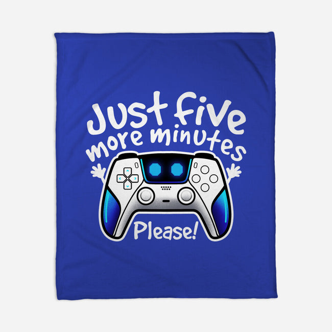 Just Five More Minutes Astro-None-Fleece-Blanket-NemiMakeit