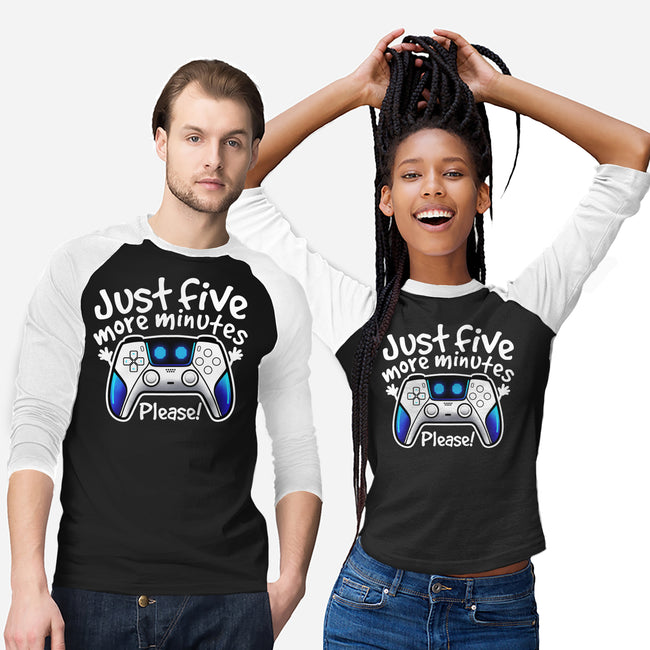 Just Five More Minutes Astro-Unisex-Baseball-Tee-NemiMakeit