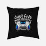 Just Five More Minutes Astro-None-Removable Cover w Insert-Throw Pillow-NemiMakeit