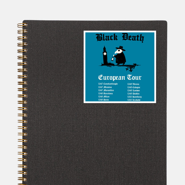 Black Death European Tour-None-Glossy-Sticker-Mattania