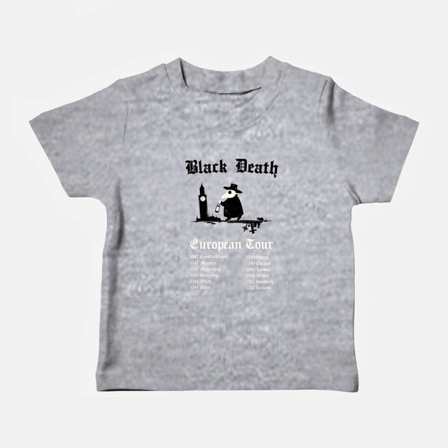 Black Death European Tour-Baby-Basic-Tee-Mattania