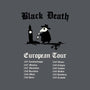 Black Death European Tour-Womens-Fitted-Tee-Mattania