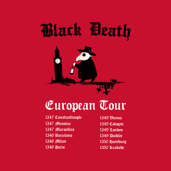 Black Death European Tour-Unisex-Crew Neck-Sweatshirt-Mattania