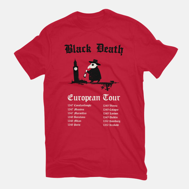 Black Death European Tour-Mens-Heavyweight-Tee-Mattania