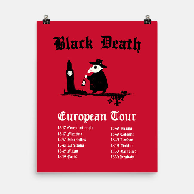 Black Death European Tour-None-Matte-Poster-Mattania