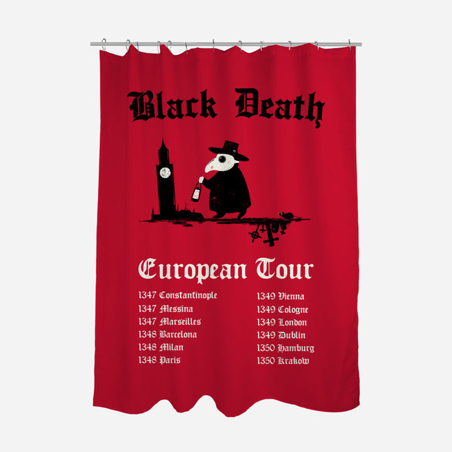 Black Death European Tour-None-Polyester-Shower Curtain-Mattania