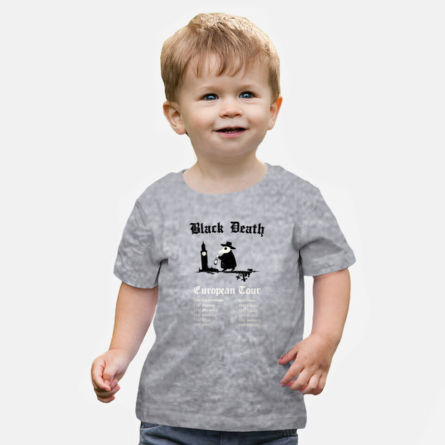 Black Death European Tour-Baby-Basic-Tee-Mattania