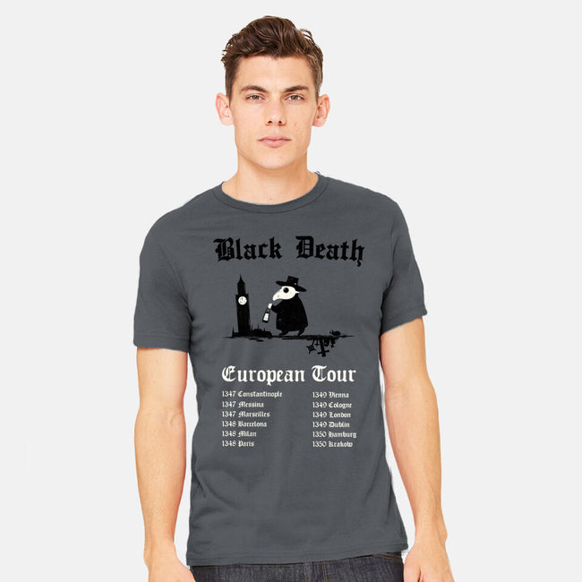 Black Death European Tour-Mens-Heavyweight-Tee-Mattania