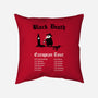 Black Death European Tour-None-Removable Cover w Insert-Throw Pillow-Mattania