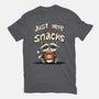 Just Here For The Snacks-Unisex-Basic-Tee-Geeky Girlky