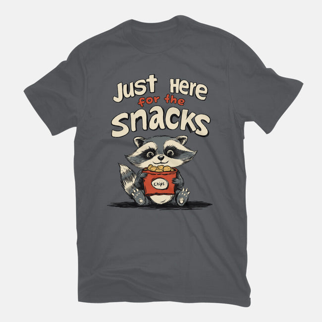 Just Here For The Snacks-Mens-Basic-Tee-Geeky Girlky