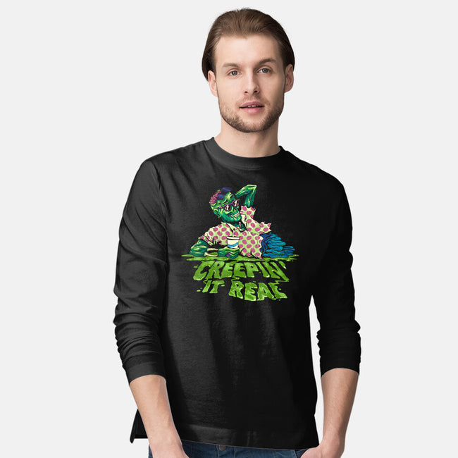 Creepin It Real-Mens-Long Sleeved-Tee-Massai