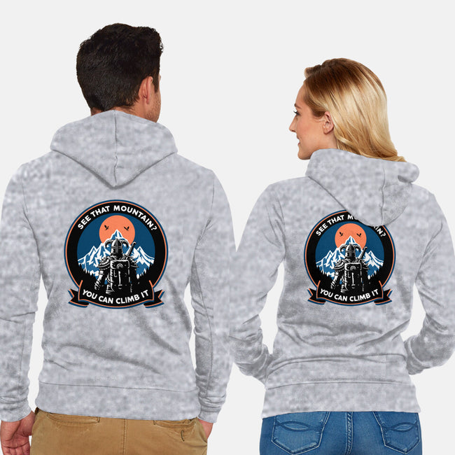 Skyrim Expedition Patch-Unisex-Zip-Up-Sweatshirt-Dylon_G