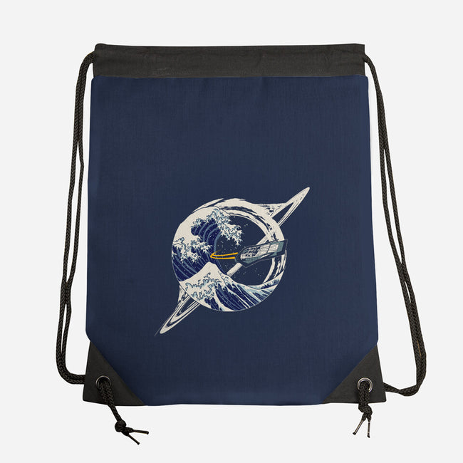 Interstellar Kanagawa Wave-None-Drawstring-Bag-Dylon_G