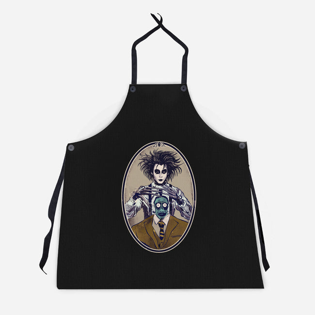 Gothic Barber-Unisex-Kitchen-Apron-Diego Gurgell