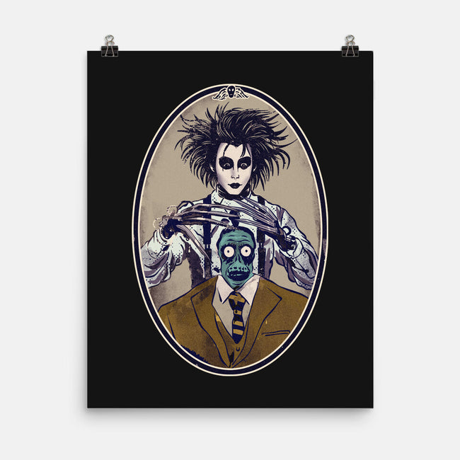 Gothic Barber-None-Matte-Poster-Diego Gurgell