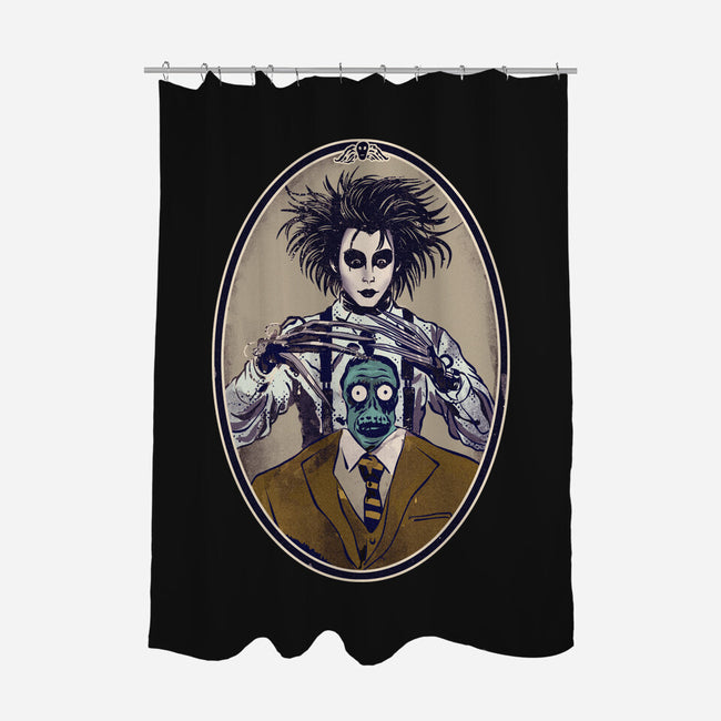 Gothic Barber-None-Polyester-Shower Curtain-Diego Gurgell