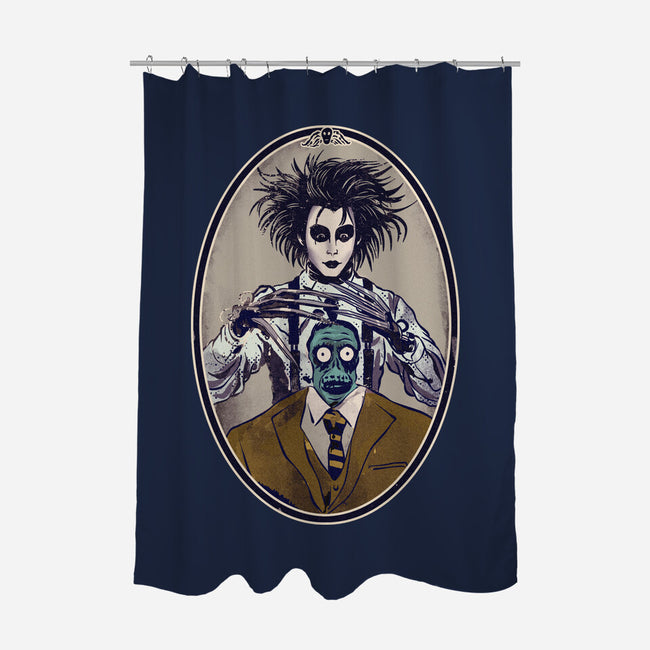 Gothic Barber-None-Polyester-Shower Curtain-Diego Gurgell