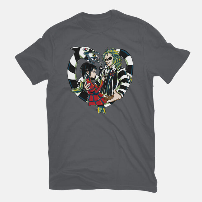 The Demon And The Wife-Mens-Heavyweight-Tee-ellr