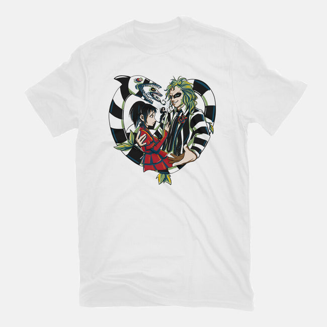 The Demon And The Wife-Unisex-Basic-Tee-ellr