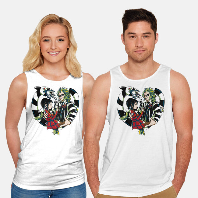 The Demon And The Wife-Unisex-Basic-Tank-ellr