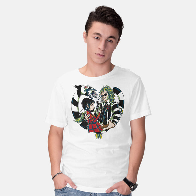 The Demon And The Wife-Mens-Basic-Tee-ellr