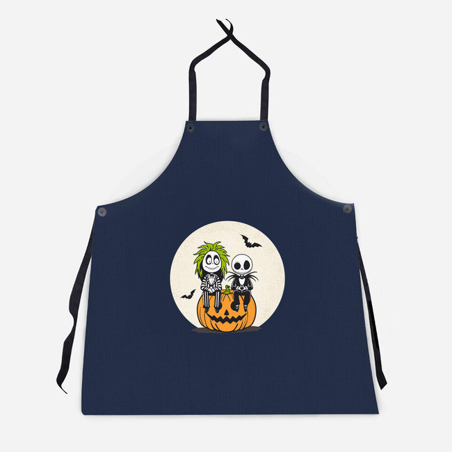 Jack And Beetlejuice-Unisex-Kitchen-Apron-Tusetdesign