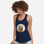 Jack And Beetlejuice-Womens-Racerback-Tank-Tusetdesign