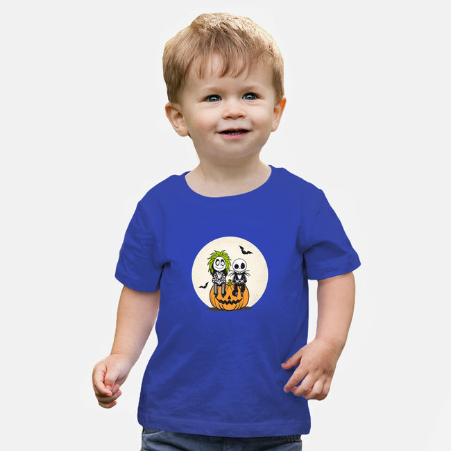 Jack And Beetlejuice-Baby-Basic-Tee-Tusetdesign