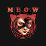 The Cat Said Meow-None-Drawstring-Bag-glitchygorilla