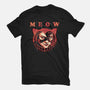 The Cat Said Meow-Womens-Basic-Tee-glitchygorilla