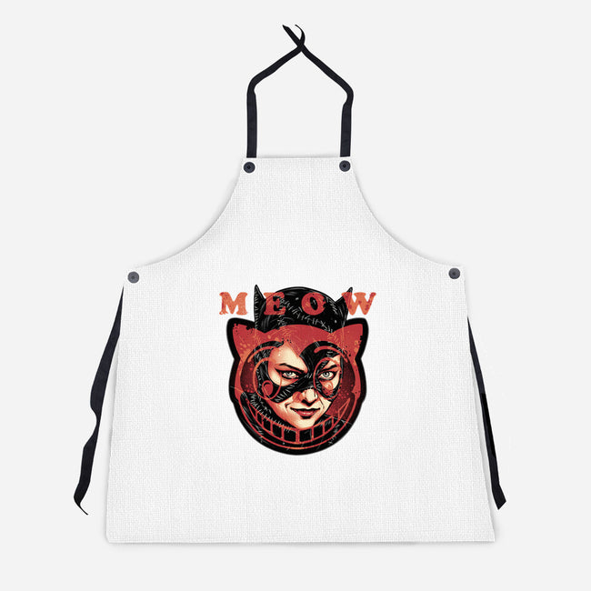 The Cat Said Meow-Unisex-Kitchen-Apron-glitchygorilla