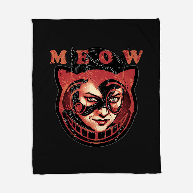 The Cat Said Meow-None-Fleece-Blanket-glitchygorilla