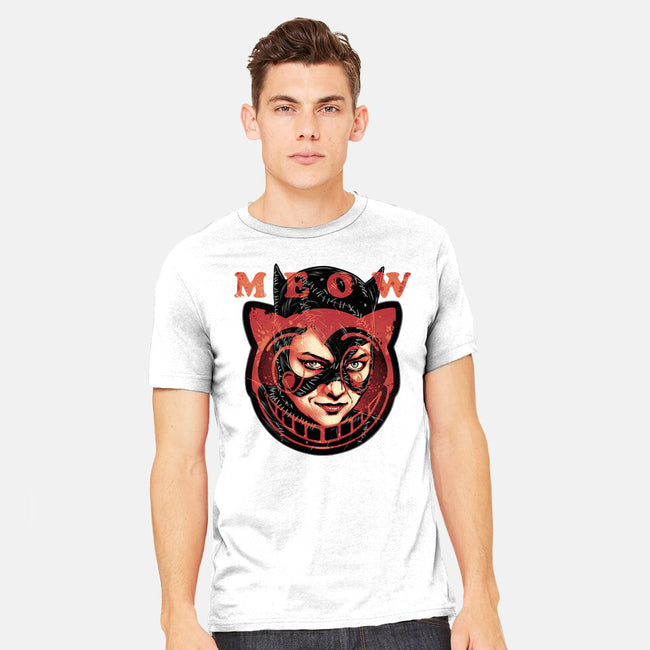 The Cat Said Meow-Mens-Heavyweight-Tee-glitchygorilla