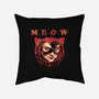 The Cat Said Meow-None-Removable Cover w Insert-Throw Pillow-glitchygorilla