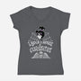 Lydia's House-Womens-V-Neck-Tee-SCelano Design