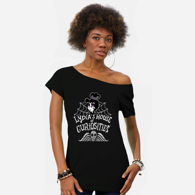 Lydia's House-Womens-Off Shoulder-Tee-SCelano Design