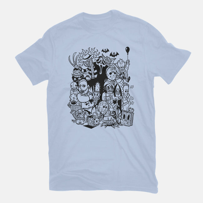 Nightmare Doodles-Womens-Basic-Tee-Getsousa!