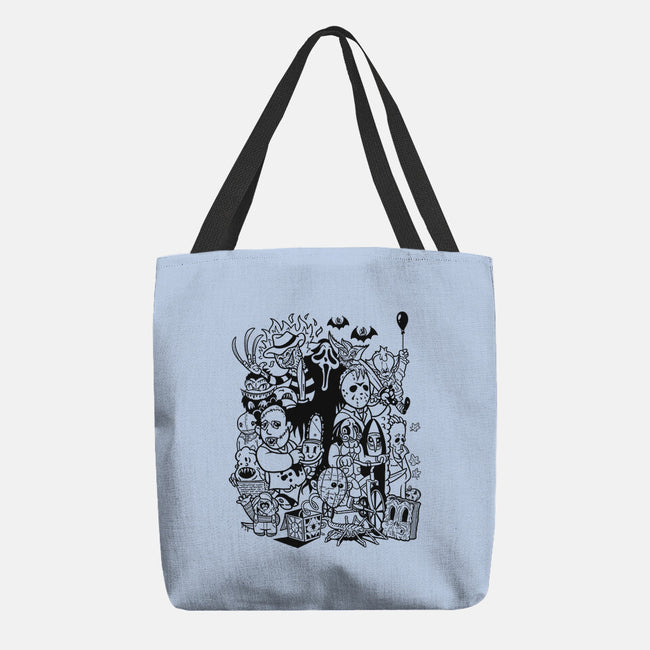 Nightmare Doodles-None-Basic Tote-Bag-Getsousa!