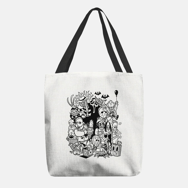 Nightmare Doodles-None-Basic Tote-Bag-Getsousa!