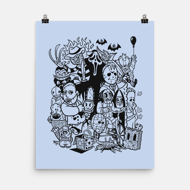 Nightmare Doodles-None-Matte-Poster-Getsousa!