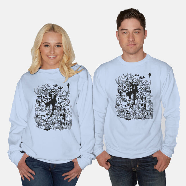 Nightmare Doodles-Unisex-Crew Neck-Sweatshirt-Getsousa!